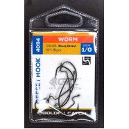 Гачки для риби, GC Offset Worm 4094, 5шт/уп, колір BN, №1/0